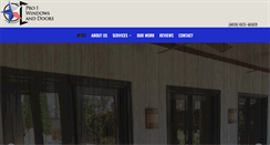 Desktop Screenshot of pro1windowsanddoors.com